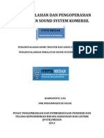 Penginstalasian Dan Pengoperasian Peralatan Sound System Komersil