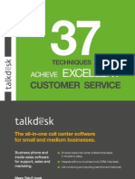 Talkdesk 37 Techniques To Achieve Excellent Customer Service
