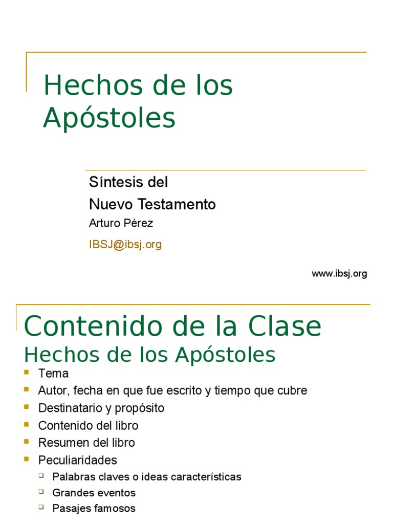 Analisis De Hechos De Los Apostoles Pdf Hechos De Los Apóstoles