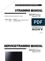 Sony KDL-32BX320 - 32BX321 - 32BX420 - 32BX421 - 40BX421 - 46BX420 - 46BX421... AZ2-UK Chassis