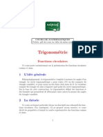 MATHEMATIQUES Premiere TRIGONOMETRIE Fonctions Circulaires