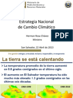 Estrategia Nacional de Cambio Climatco El Salvador