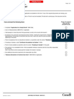 Document Checklist: For A Study Permit