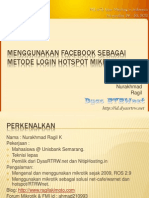 Menggunakan Facebook Sebagai Metode Login HotsPot Mikrotik