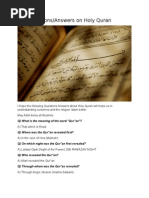 Download 100 questions answers on holy quran by Mohamad Shuhmy Shuib SN19537447 doc pdf