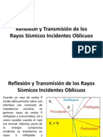 Transmisión de Los Rayos Sismicos Incidentes