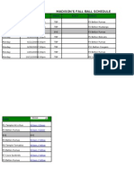 Madison'S Fall Ball Schedule: Day Date Time Status Score Visitors