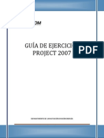 Guía de ejercicios Project 2007 para construcción de vivienda