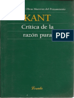 148087652 Immanuel Kant Critica de La Razon Pura