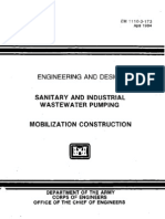 EM 1110-3-173 - Sanitary and Industrial Waste Water Pumping - Mobilization Construction - Web