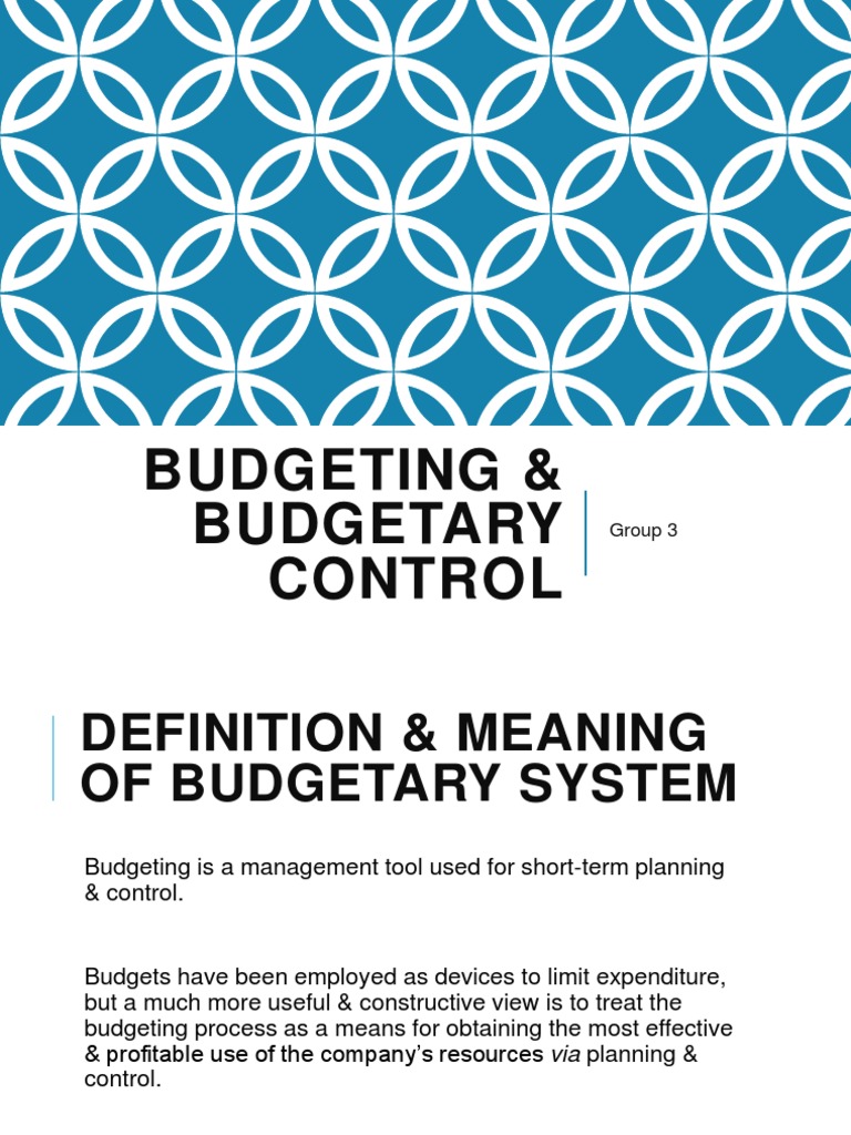 Effective Budgeting and Control Strategies | PDF | Goal | Budget