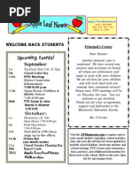 Download Apple Tree Montessori School Newsletter September 2009 by betterinc SN19542255 doc pdf