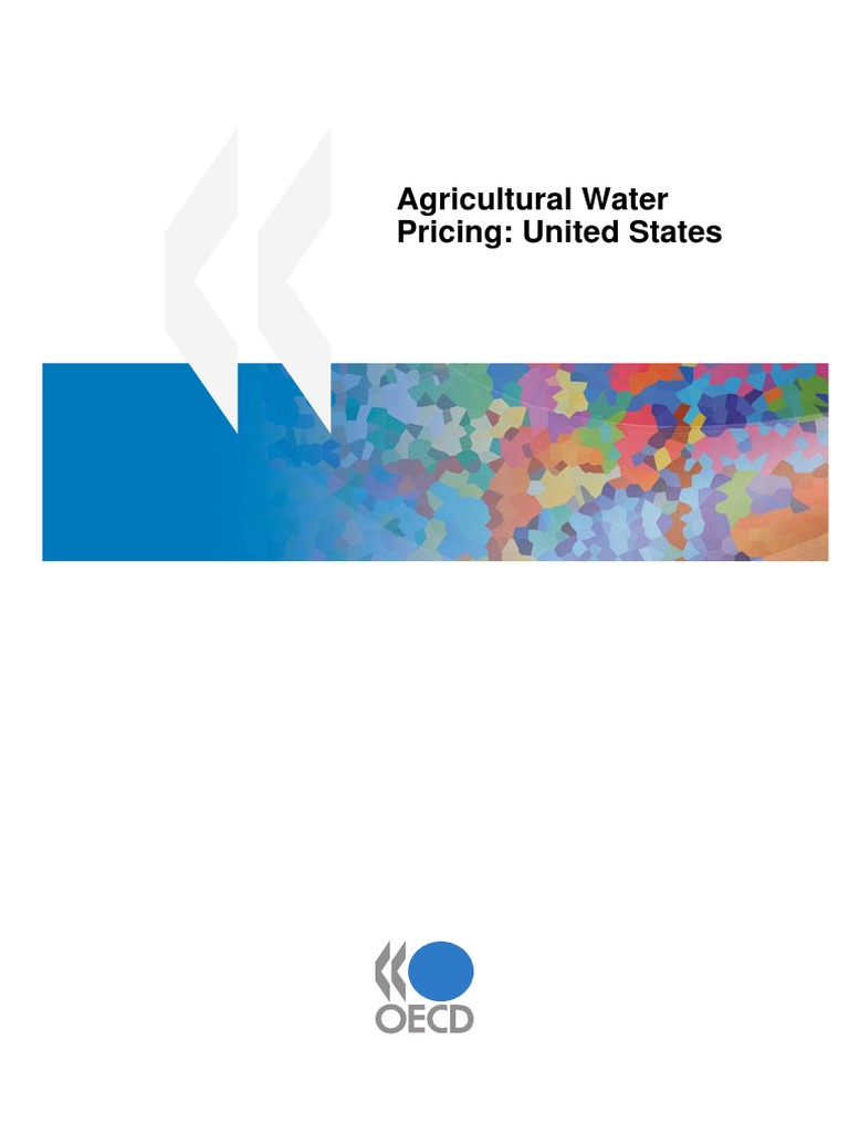 Agricultural Water Pricing United States PDF Water Resources