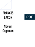 Bacon Francis - Novum Organum (en Castellano)