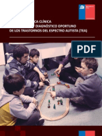 Guía detección autismo Chile