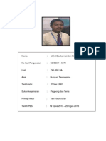 0.0 Biodata Guru Pelatih