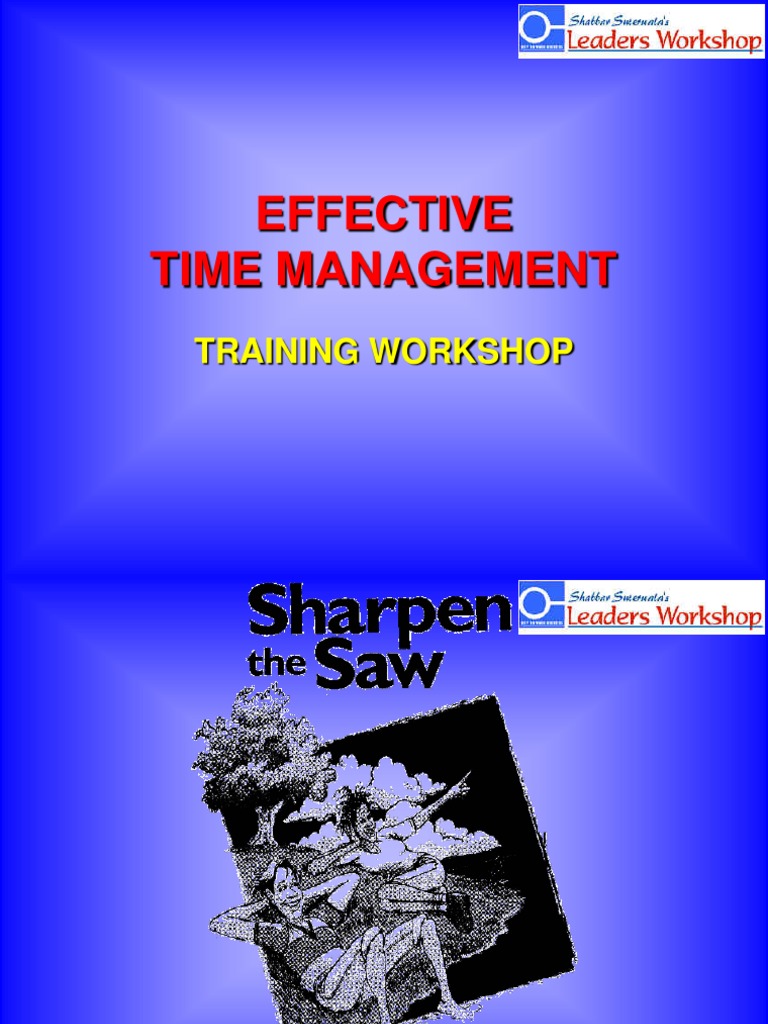 Urgent Vs Important Effective Time Management PDF Time Management