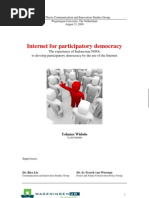 Download Yohanes Widodo - Internet for Participatory Democracy by Yohanes Masboi Widodo SN19543143 doc pdf
