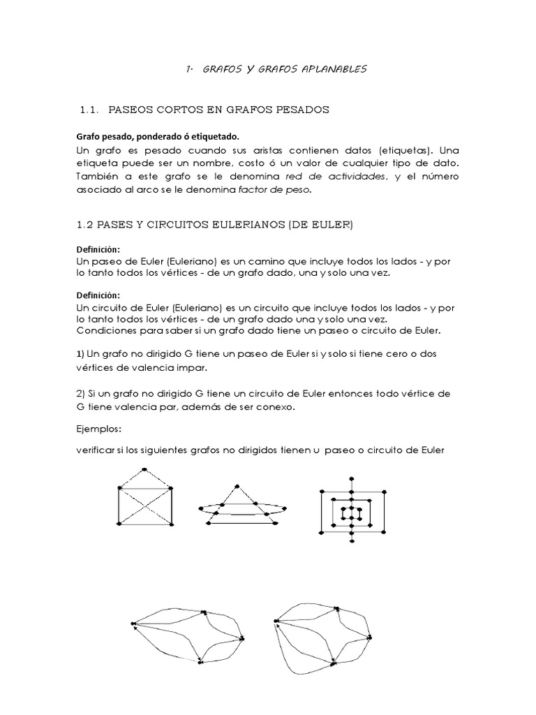 Grafos y Grafos Aplanables - 2 | PDF