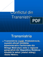 Conflictul Din Transnistria