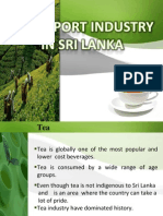 Tea Export Industry in Sri Lanka