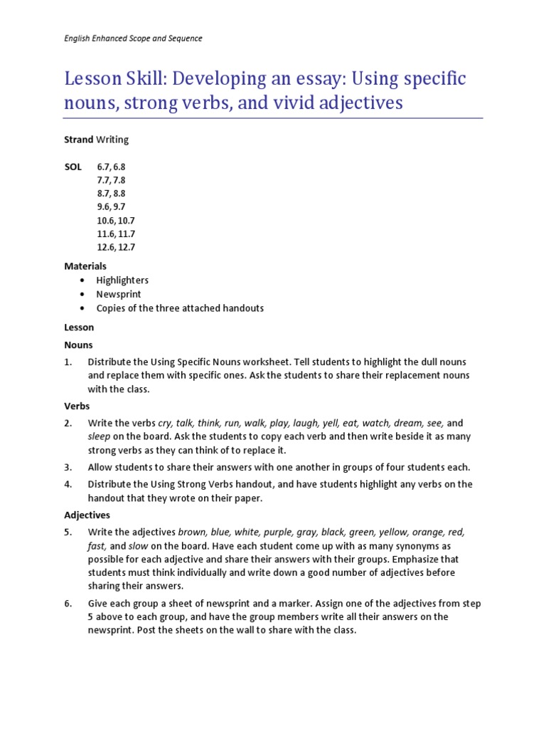 Essay definition picture
