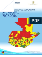 Índice de Avance Educativo Municipal Guatemala