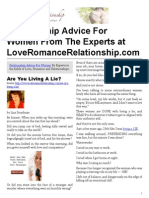 Relationship Advice For Women From The Experts at LoveRomanceRelationship.com