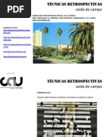 Técnicas retrospectivas - aula 3