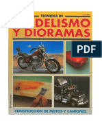 técnicas de aerografia y dioramas motos y camiones