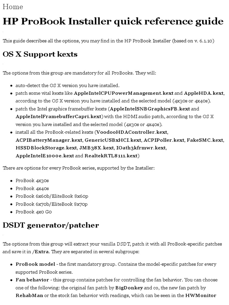 HP ProBook Installer Guide | PDF | Office Equipment | Computer Architecture