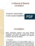 Point-Biserial and Biserial Correlation