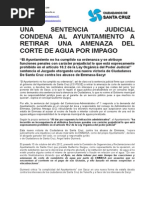 Nota Sentencia Contra Ayuntamiento-emmasa-sacyr