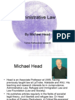 Administrative Law: by Michael Head