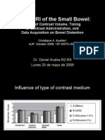 Hydro-MRI of the Small Bowel