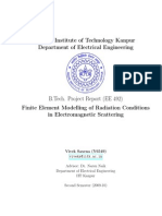 Finite Element Modelling of Radiation Conditions in Electromagnetic Scattering