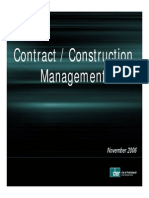 Contract Construction Management