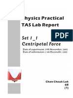 (SCI) Physics Full Lab Report - Centripetal Force