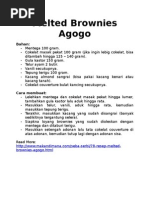 Download 15 Resep Melted Brownies Agogo Web by nanky SN19550534 doc pdf