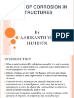 Effect of Corrosion in Structures