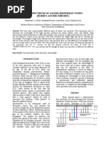 Line Spectrum of Atoms Different Types (Bohr'S Atoms Theory)