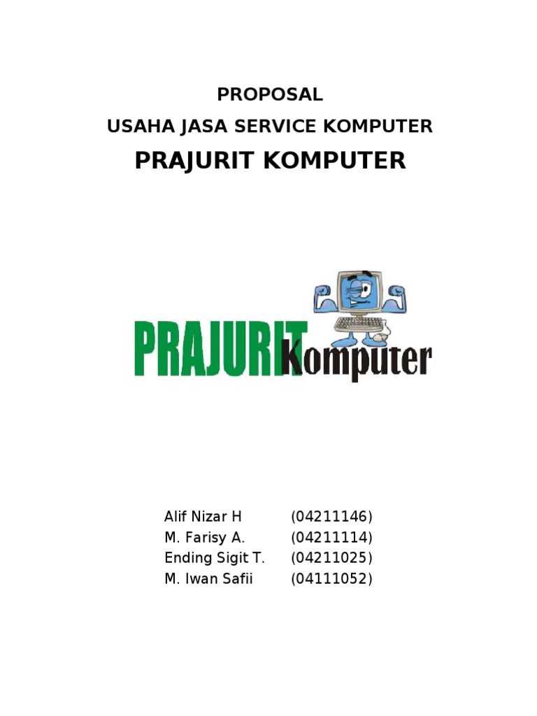 Proposal Service Komputer