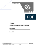 VG2043 Automotive Flashers Controller Specification