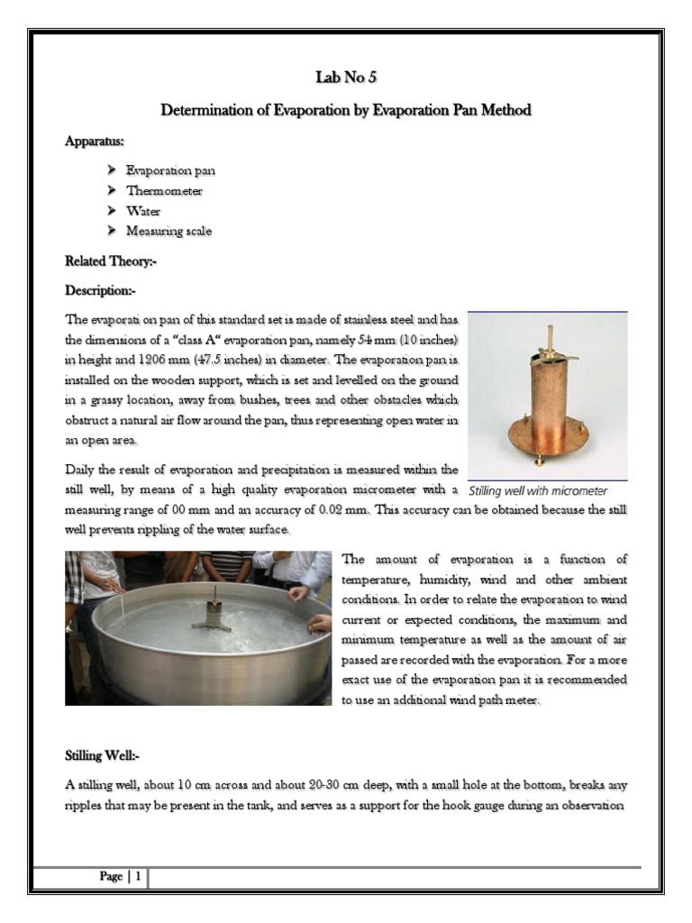 Rain Gauge Evaporation Rate Download Free PDF Evaporation Rain