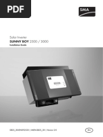 SMA SB2500 3000 Installation Guide en