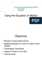 Equation of Motion