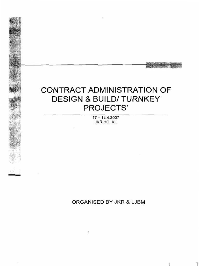 Contract Administration | PDF