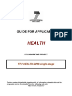 Health: Guide For Applicants
