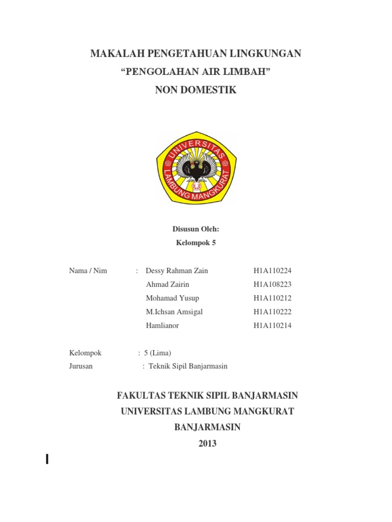 Makalah Rekayasa Lingkungan