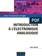 162910711 Dunod Introduction a l Electronique Analogique Cours Et Exercices Corriges Tahar Neffati PDF